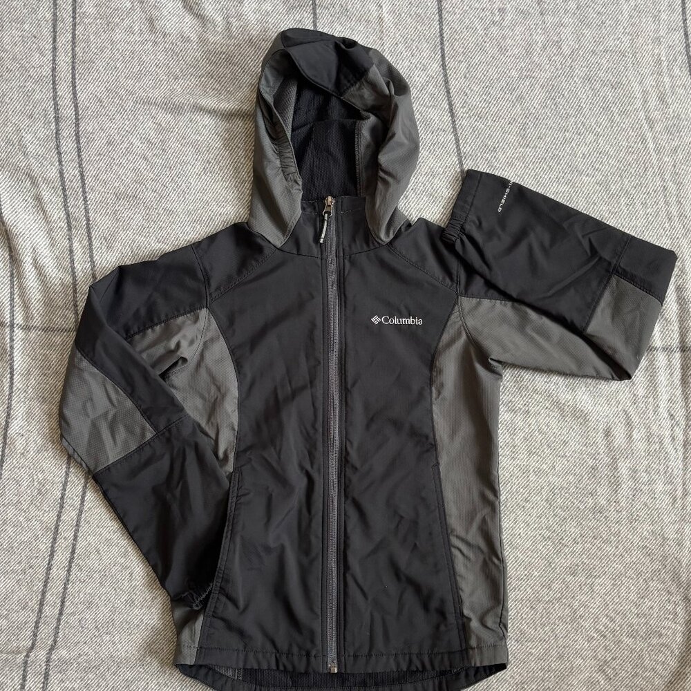 Boys Columbia Omni-Shield Light Hooded Jacket Size Medium (10-12)